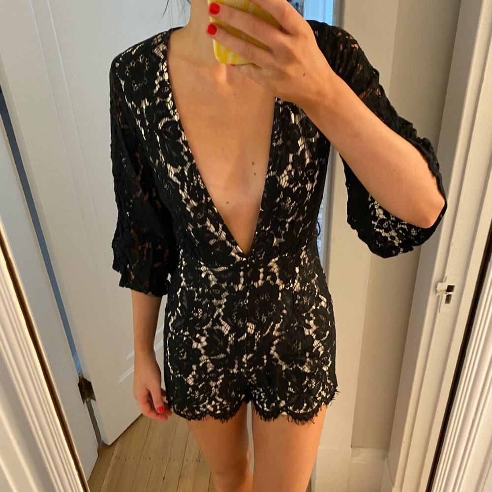 Missguided Lowcut Romper